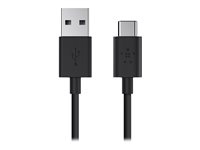 Belkin MIXIT 2.0 USB-A to USB-C Charge Cable - Câble USB - USB (M) pour USB-C (M) reversible - USB 2.0 - 3 A - 1.8 m - noir F2CU032BT06-BLK