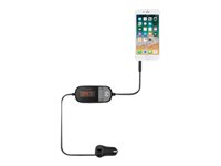 Belkin TuneCast In-Car 3.5mm to FM Transmitter - Émetteur FM / adaptateur d'alimentation pour lecteur numérique F8Z880EA