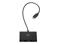 HP USB-C to USB-A - Concentrateur (hub) - 3 x SuperSpeed USB 3.0 - de bureau - pour Elite c640 G3 Chromebook Enterprise; Pavilion Aero Laptop 13-be2075ng Z6A00AA