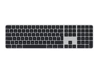 Apple Magic Keyboard with Touch ID and Numeric Keypad - Clavier - Bluetooth, USB-C - AZERTY - Français - clés noires MMMR3F/A