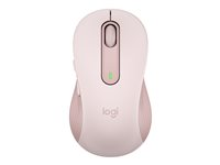 Logitech Signature M650 L - Souris - grande taille - optique - 5 boutons - sans fil - Bluetooth, 2.4 GHz - récepteur USB Logitech Logi Bolt - rose 910-006237