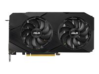 ASUS DUAL-RTX2060-O6G-EVO - OC Edition - carte graphique - GF RTX 2060 - 6 Go GDDR6 - PCIe 3.0 x16 - DVI, 2 x HDMI, DisplayPort 90YV0CH2-M0NA00