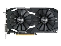 ASUS DUAL-RX580-O8G - Carte graphique - Radeon RX 580 - 8 Go GDDR5 - PCIe 3.0 x16 - DVI, 2 x HDMI, 2 x DisplayPort 90YV0AQ1-M0NA00