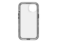 LifeProof NËXT - Coque de protection pour téléphone portable - 50 % de plastique recyclé - cristal noir (incolore/noir) - pour Apple iPhone 13 77-85537