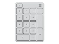 Microsoft Number Pad - Pavé numérique - sans fil - Bluetooth 5.0 - Gris glacier 23O-00029