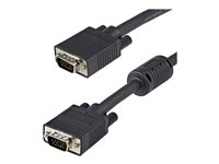 StarTech.com Câble VGA coaxial de 20m pour écran haute résolution - HD15 vers HD15 - Mâle / Mâle - Noir - Câble VGA - HD-15 (VGA) (M) pour HD-15 (VGA) (M) - 20 m - moulé - noir MXTMMHQ20M