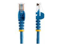 StarTech.com Câble réseau Cat5e UTP sans crochet de 3 m - Cordon Ethernet RJ45 anti-accroc - Câble patch - M/M - Bleu - Cordon de raccordement - RJ-45 (M) pour RJ-45 (M) - 3 m - UTP - CAT 5e - moulé, sans crochet - bleu 45PAT3MBL