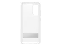 Samsung Clear Standing Cover EF-JG780 - Coque de protection pour téléphone portable - polyuréthanne thermoplastique (TPU) - transparent - pour Galaxy S20 FE, S20 FE 5G EF-JG780CTEGEU