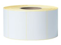 Brother - Non couché - blanc - 102 x 74 mm 2940 étiquette(s) (1 rouleau(x) x 2940) Étiquettes en forme découpée (pack de 4) - pour Brother TJ-4020, 4120, 4520, 4522; Titan Industrial Printer TJ-4420, 4422, 4520, 4522 BUS1J074102203