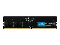 Crucial - DDR5 - module - 32 Go - DIMM 288 broches - 5200 MHz / PC5-41600 - CL42 - 1.1 V - mémoire sans tampon - non ECC CT32G52C42U5