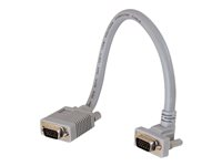 C2G Premium SXGA 90° Up Angled - Câble VGA - HD-15 (VGA) (M) pour HD-15 (VGA) (M) - 2 m - connecteur à 90° 81042