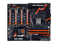 Gigabyte GA-Z170X-SOC FORCE - 1.0 - carte-mère - ATX étendu - Socket LGA1151 - Z170 - USB 3.0, USB 3.1, USB-C - Gigabit LAN - carte graphique embarquée (unité centrale requise) - audio HD (8 canaux) GA-Z170X-SOC FORCE