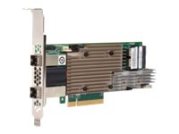 Broadcom MegaRAID SAS 9380-8i8e - Contrôleur de stockage (RAID) - 8 Canal - SATA / SAS 12Gb/s - profil bas - RAID RAID 0, 1, 5, 6, 10, 50, JBOD, 60 - PCIe 3.0 x8 05-25716-00