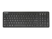 Targus - Clavier - antimicrobienne - sans fil - Bluetooth 5.1 - QWERTY - US - noir AKB863US