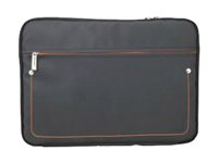 Urban Factory Teddy Laptop Sleeve Horizontal (with handle) 10" Black - Étui protecteur pour tablette - polyester - noir/jaune - 10.1" - pour Apple iPad (3ème génération); iPad 1; 2; iPad with Retina display (4ème génération) UTS02UF