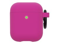 OtterBox - Étui pour boîtier de chargement des écouteurs sans fil - polycarbonate, caoutchouc synthétique - charlotte aux fraises (rose) - pour Apple AirPods (1ère génération, 2e génération) 77-83775