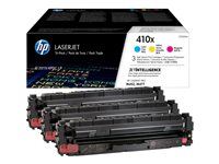 HP 410X - Pack de 3 - à rendement élevé - jaune, cyan, magenta - original - LaserJet - cartouche de toner (CF252XM) - pour Color LaserJet Pro M452, MFP M377, MFP M477 CF252XM