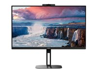 AOC Value-line Q27V5CW/BK - V5 series - écran LED - 27" - 2560 x 1440 QHD @ 75 Hz - IPS - 300 cd/m² - 1000:1 - 4 ms - HDMI, DisplayPort, USB-C - haut-parleurs - noir Q27V5CW/BK