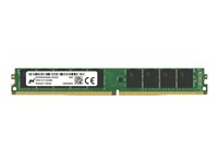 Micron - DDR4 - module - 16 Go - DIMM 288 broches - 3200 MHz / PC4-25600 - CL22 - 1.2 V - mémoire sans tampon - ECC - VMware vSphere Loyalty Program (VLP) MTA18ADF2G72AZ-3G2E1R