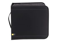 Case Logic CDW 320 - Portefeuille pour disques CD/DVD - 320 disques - nylon - noir CDW320