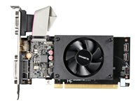 Gigabyte GV-N710D3-1GL - Carte graphique - GF GT 710 - 1 Go DDR3 - PCIe 2.0 x8 profil bas - DVI, D-Sub, HDMI GV-N710D3-1GL