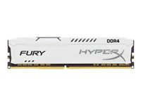 HyperX FURY - DDR4 - 16 Go - DIMM 288 broches - 2933 MHz / PC4-23400 - CL17 - 1.2 V - mémoire sans tampon - non ECC - blanc HX429C17FW/16