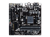 Gigabyte GA-F2A88XM-D3HP - 1.0 - carte-mère - micro ATX - Socket FM2+ - AMD A88X - USB 3.0, USB 3.1, USB-C - Gigabit LAN - carte graphique embarquée (unité centrale requise) - audio HD (8 canaux) GA-F2A88XM-D3HP