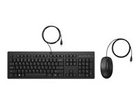 HP 225 - Ensemble clavier et souris - USB - Français - pour HP 34; Elite Mobile Thin Client mt645 G7; Laptop 15; Pro Mobile Thin Client mt440 G3 286J4AA#ABF