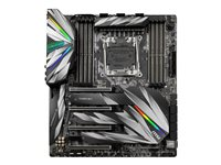 MSI MEG X299 CREATION - Carte-mère - ATX étendu - LGA2066 Socket - X299 - USB 3.1 Gen 1, USB-C Gen2, USB 3.1 Gen 2 - Bluetooth, Gigabit LAN, Wi-Fi, 2.5 Gigabit LAN - audio HD (8 canaux) MEG X299 CREATION