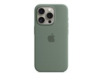 Apple - Coque de protection pour téléphone portable - compatibilité avec MagSafe - silicone - cyprès - pour iPhone 15 Pro MT1J3ZM/A