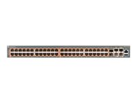 Extreme Networks Ethernet Routing Switch 3600 3650GTS-PWR+ - Commutateur - C3 - Géré - 48 x 10/100/1000 (PoE+) + 2 x SFP Gigabit combiné + 2 x SFP+ 10 Go (liaison montante) + 2 x 10 Gigabit SFP+ (liaison montante/empilage) - Montable sur rack - PoE+ (720 W) - avec 90 jours d'assistance technique avancée après l'achat AL3600A16-E6