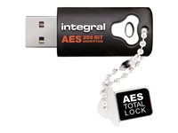 Integral Crypto Drive - Clé USB - chiffré - 32 Go - USB 2.0 INFD32GCRYPTO197