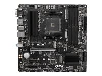 MSI B550M PRO-DASH - Carte-mère - micro ATX - Socket AM4 - AMD B550 Chipset - USB-C Gen1, USB 3.2 Gen 1 - Gigabit LAN - carte graphique embarquée (unité centrale requise) - audio HD (8 canaux) B550M PRO-DASH