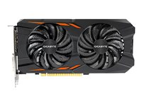 Gigabyte GeForce GTX 1050 Windforce OC 2G - Carte graphique - NVIDIA GeForce GTX 1050 - 2 Go GDDR5 - PCIe 3.0 x16 - DVI, DisplayPort, 3 x HDMI GV-N1050WF2OC-2GD