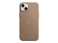 Apple - Coque de protection pour téléphone portable - compatibilité avec MagSafe - microvolume, tissu fin - taupe - pour iPhone 15 Plus MT473ZM/A