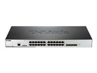 D-Link DWS 3160 - Commutateur - Géré - 20 x 10/100/1000 + 4 x SFP Gigabit combiné - Montable sur rack DWS-3160-24TC