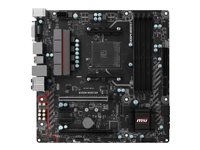 MSI B350M MORTAR - Carte-mère - micro ATX - Socket AM4 - AMD B350 FCH - USB 3.1 Gen 1, USB-C Gen1 - Gigabit LAN - carte graphique embarquée (unité centrale requise) - audio HD (8 canaux) B350M MORTAR