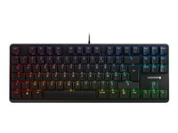 CHERRY G80-3000N RGB TKL - Clavier - backlit - USB - Français - commutateur : CHERRY MX Silent Red - noir G80-3833LWBFR-2