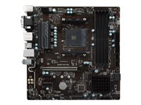 MSI B350M PRO-VDH - Carte-mère - micro ATX - Socket AM4 - AMD B350 FCH - USB 3.1 Gen 1 - Gigabit LAN - carte graphique embarquée (unité centrale requise) - audio HD (8 canaux) B350M PRO-VDH