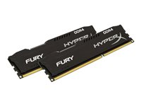 HyperX FURY - DDR4 - 16 Go: 2 x 8 Go - DIMM 288 broches - 3466 MHz / PC4-27700 - CL19 - 1.2 V - mémoire sans tampon - non ECC - noir HX434C19FB2K2/16