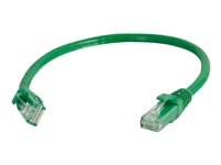 C2G Cat6 Booted Unshielded (UTP) Network Patch Cable - Cordon de raccordement - RJ-45 (M) pour RJ-45 (M) - 7 m - UTP - CAT 6 - moulé, sans crochet, bloqué - vert 83431