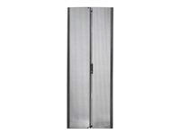 APC - Porte de rack - noir - 48U - pour P/N: SMX2000LVNCUS, SMX2000LVUS, SMX3000HVTUS, SMX3000LVUS, SRT1000RMXLI, SRT1000RMXLI-NC AR7157