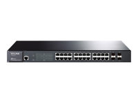 TP-LINK JetStream T2600G-28TS - Commutateur - Géré - 24 x 10/100/1000 + 4 x SFP Gigabit combiné - Montable sur rack T2600G-28TS(TL-SG3424)