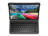 Logitech Slim Folio Pro - Clavier et étui - rétroéclairé - Bluetooth - QWERTZ - Suisse - pour Apple 12.9-inch iPad Pro (3ème génération) 920-009149