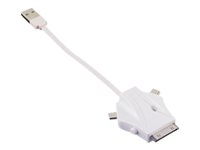 MCL - Câble de chargement / de données - USB mâle pour USB, mini USB type B, Apple Dock, Micro-USB de type B - 48.5 cm USB2-3CL