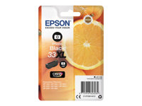 Epson 33XL - 8.1 ml - XL - photo noire - original - blister - cartouche d'encre - pour Expression Home XP-635, 830; Expression Premium XP-530, 540, 630, 635, 640, 645, 830, 900 C13T33614012