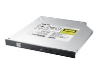 ASUS SDRW-08U1MT - Lecteur de disque - DVD±RW (±R DL)/DVD-RAM - 8x/8x/5x - Serial ATA - interne - 5.25" Ultra Slim - noir SDRW-08U1MT/BLK/B/GEN