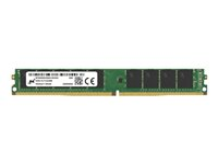 Micron - DDR4 - module - 32 Go - DIMM 288 broches Profil très bas - 3200 MHz / PC4-25600 - CL22 - 1.2 V - mémoire sans tampon - ECC MTA18ADF4G72AZ-3G2F1R