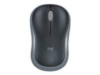 Logitech M185 - Souris - optique - sans fil - 2.4 GHz - récepteur sans fil USB - gris 910-002235