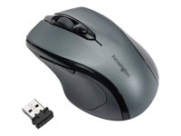 Kensington Pro Fit Mid-Size - Souris - pour droitiers - optique - 5 boutons - sans fil - 2.4 GHz - récepteur sans fil USB - gris graphite K72423WW